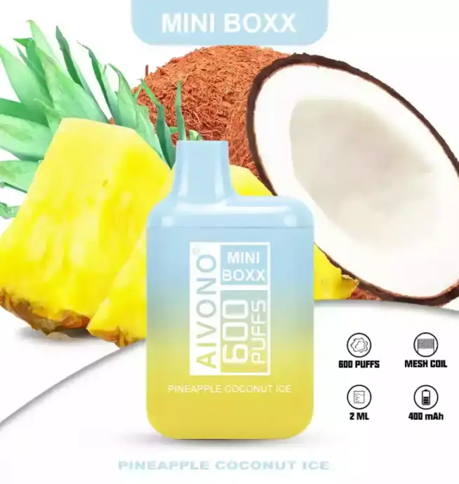 AIVONO Mini Boxx 600 Puffs Disposable Vape