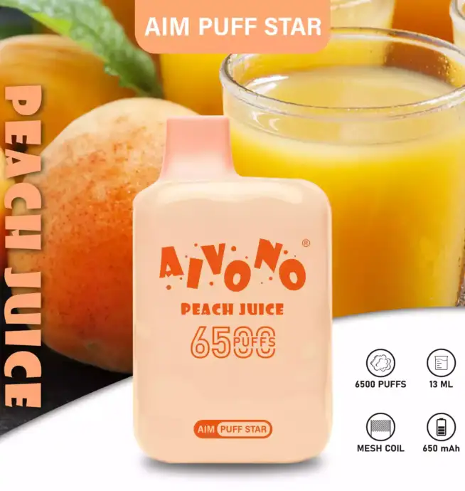 Aivono Aim Puff Star 6500 Puffs Disposable Vape