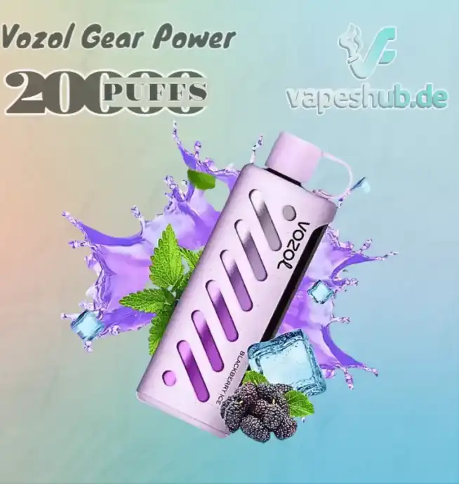 Der Vozol Gear Shisha 25000 Puffs Einweg-Vape mit Langlebigkeit und Vielseitigkeit