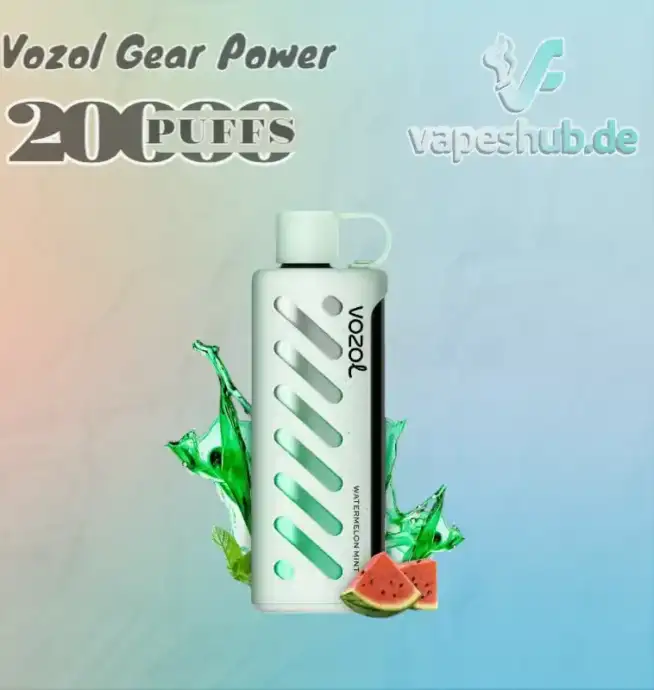 Der Vozol Gear Shisha 25000 Puffs Einweg-Vape mit Langlebigkeit und Vielseitigkeit