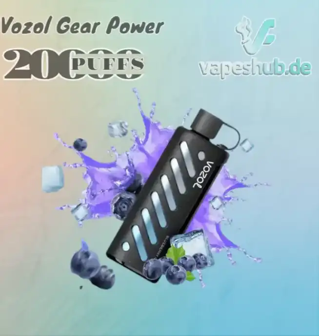 Der Vozol Gear Shisha 25000 Puffs Einweg-Vape mit Langlebigkeit und Vielseitigkeit