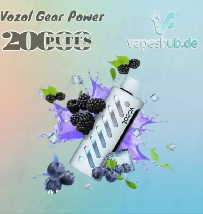 Der Vozol Gear Shisha 25000 Puffs Einweg-Vape mit Langlebigkeit und Vielseitigkeit