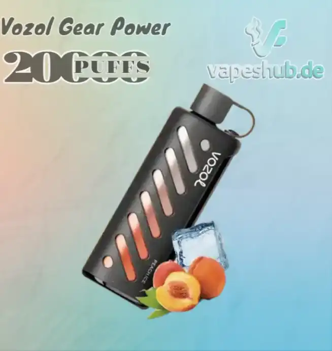 Der Vozol Gear Shisha 25000 Puffs Einweg-Vape mit Langlebigkeit und Vielseitigkeit