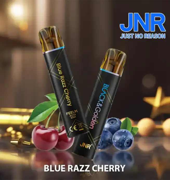 JNR BLACK & Golden 600+200 PUFF Disposable Vape