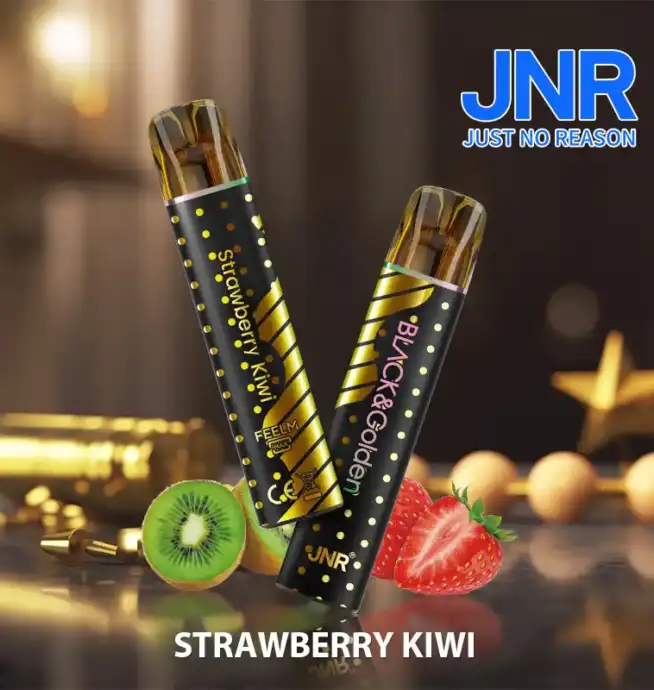JNR BLACK & Golden 600+200 PUFF Disposable Vape