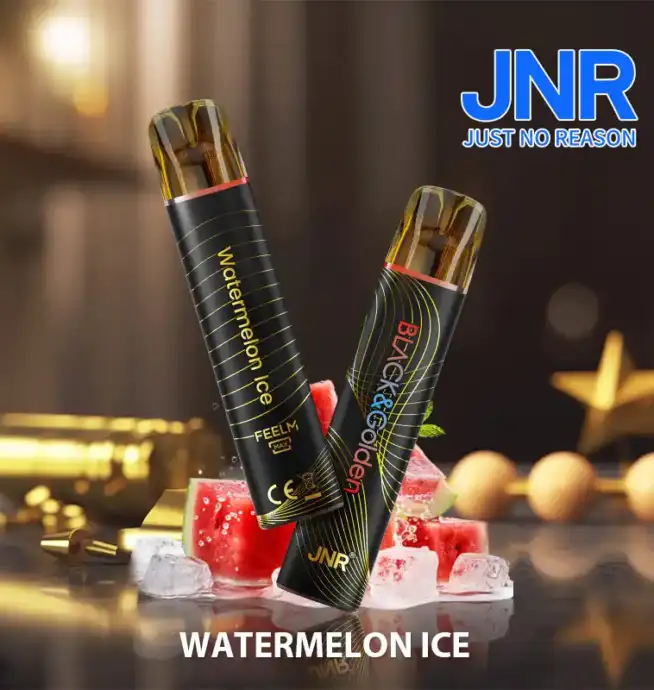 JNR BLACK & Golden 600+200 PUFF Disposable Vape
