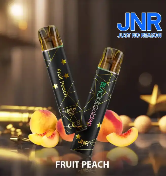 JNR BLACK & Golden 600+200 PUFF Disposable Vape