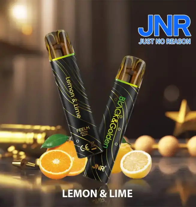 JNR BLACK & Golden 600+200 PUFF Disposable Vape