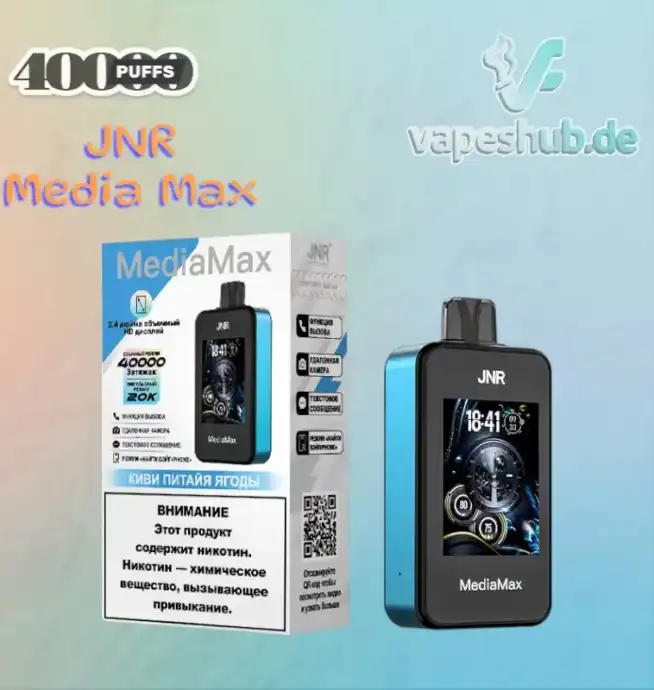 JNR VAPE Media Max 40000 Puffs Disposable Vape