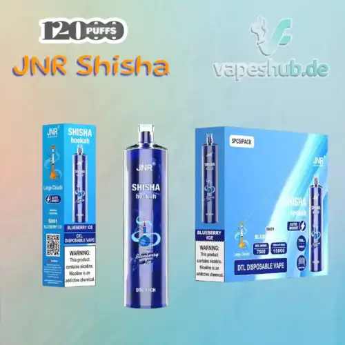 JNR VAPE Shisha 12000 Puffs Disposable Vape