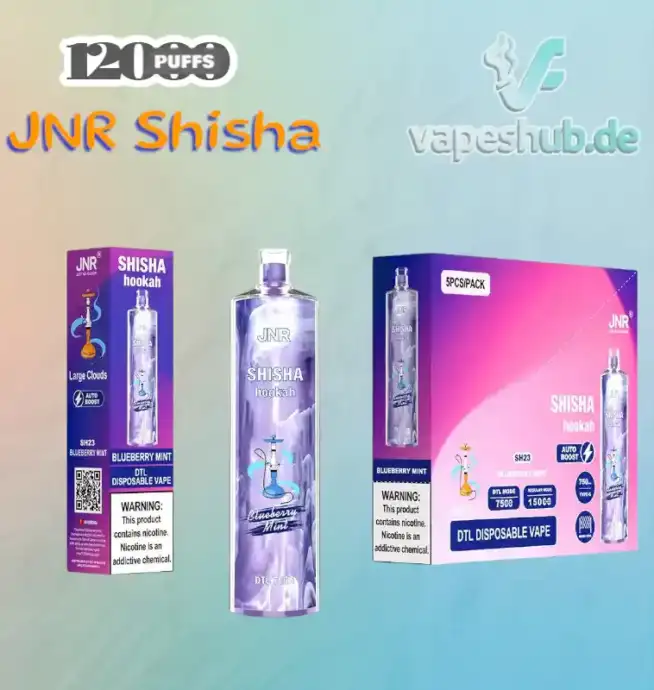 JNR VAPE Shisha 12000 Puffs Disposable Vape