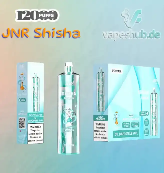 JNR VAPE Shisha 12000 Puffs Disposable Vape