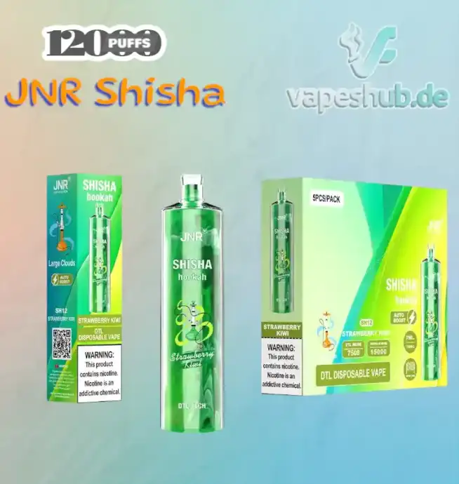 JNR VAPE Shisha 12000 Puffs Disposable Vape