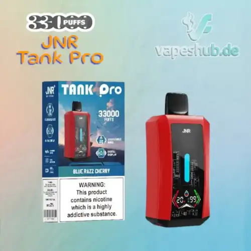 JNR VAPE Tank Pro 33000 Puffs Disposable Vape