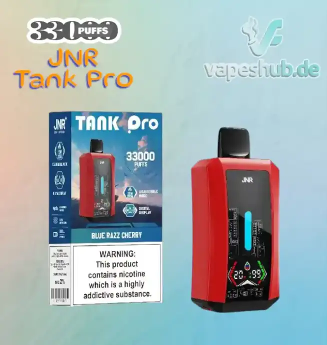 JNR VAPE Tank Pro 33000 Puffs Disposable Vape