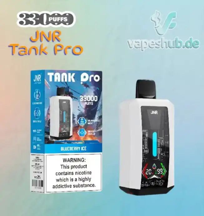JNR VAPE Tank Pro 33000 Puffs Disposable Vape