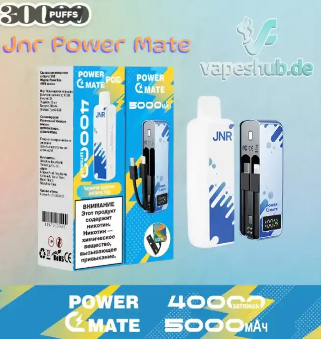 Jnr Vape Power Mate 30000 Puffs Disposable Vapes