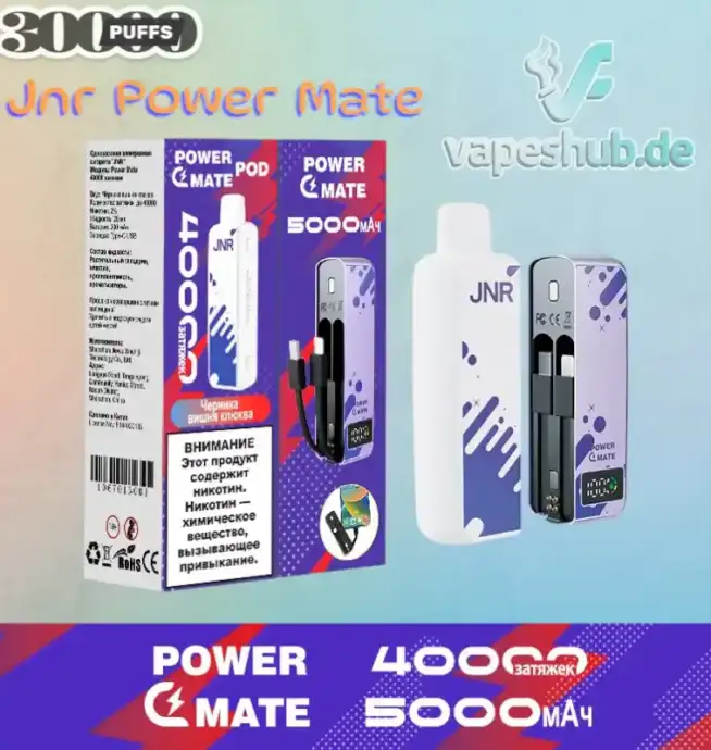 Jnr Vape Power Mate 30000 Puffs Disposable Vapes