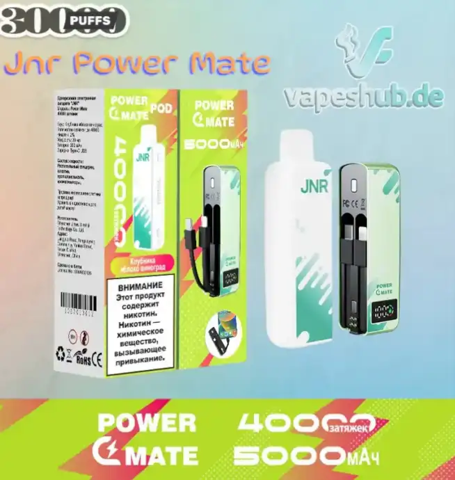 Jnr Vape Power Mate 30000 Puffs Disposable Vapes