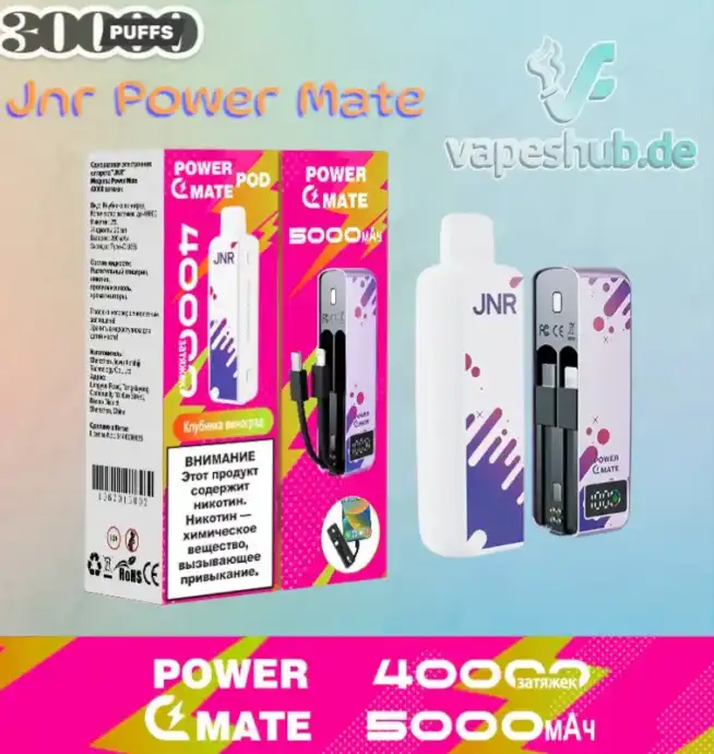 Jnr Vape Power Mate 30000 Puffs Disposable Vapes