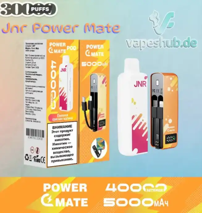 Jnr Vape Power Mate 30000 Puffs Disposable Vapes