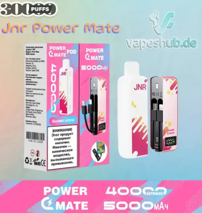 Jnr Vape Power Mate 30000 Puffs Disposable Vapes