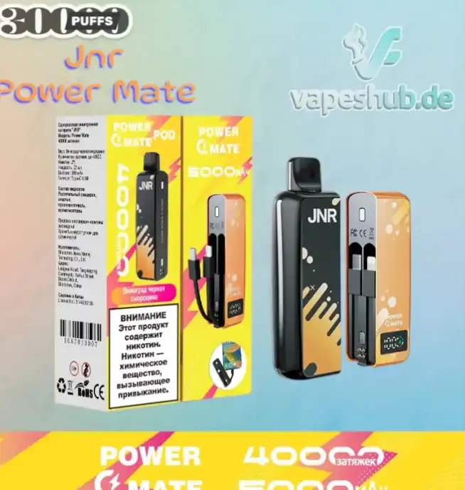 Jnr Vape Power Mate 30000 Puffs Disposable Vapes