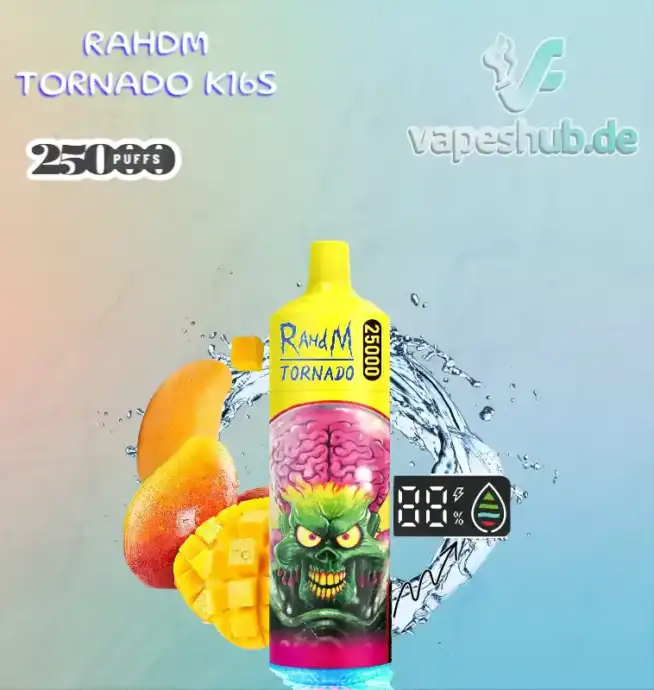 RAHDM TORNADO K16S 25000 Puffs Disposable Vape