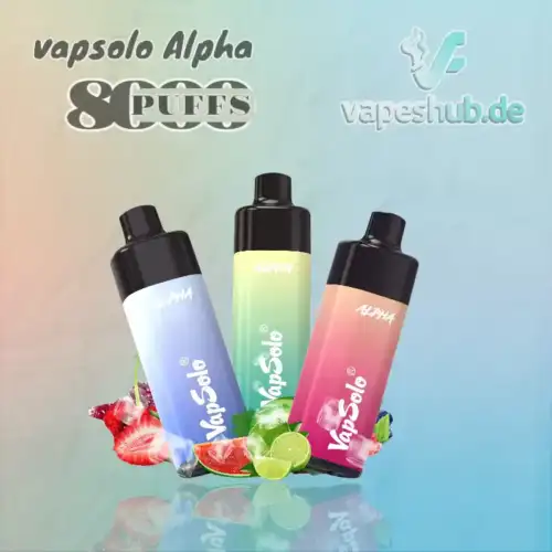VAPSOLO Alpha 8000 Puffs Einweg Vapes