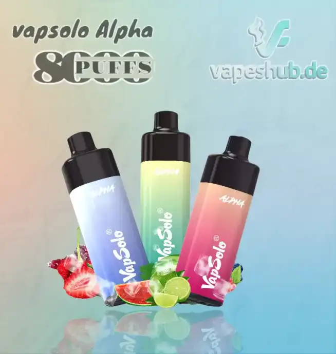 VAPSOLO Alpha 8000 Puffs Einweg Vapes