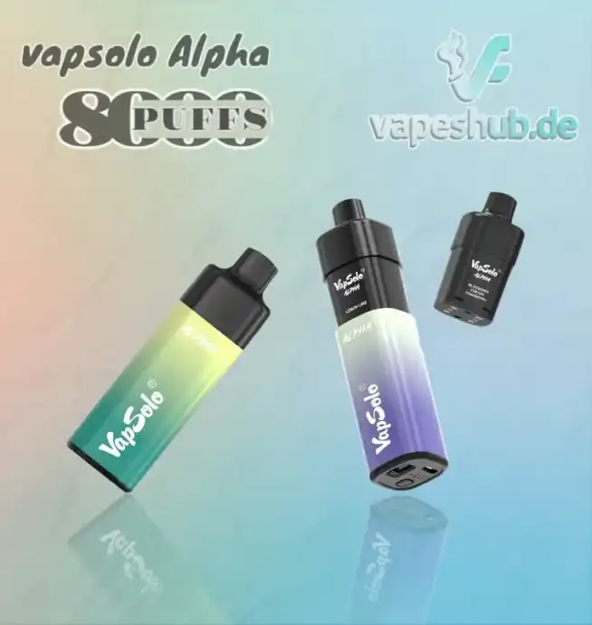 VAPSOLO Alpha 8000 Puffs Einweg Vapes