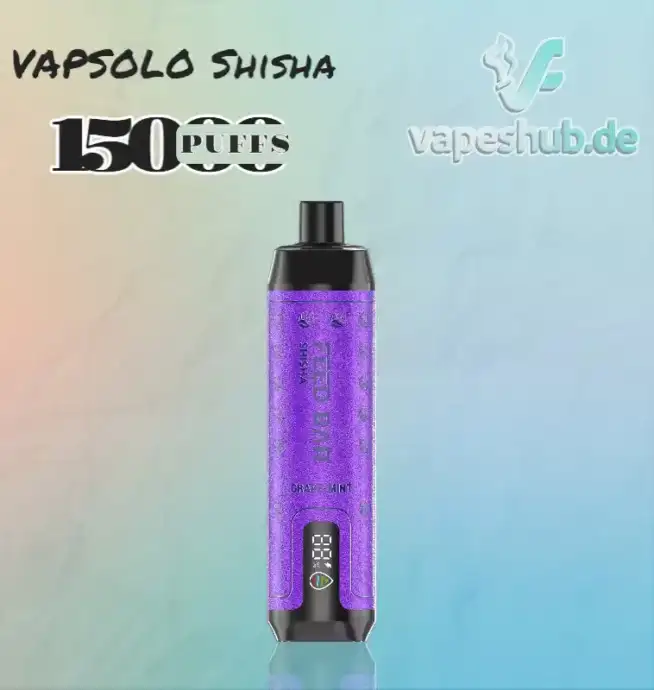 VAPSOLO Shisha 15000 Puffs Einweg Vape Pen