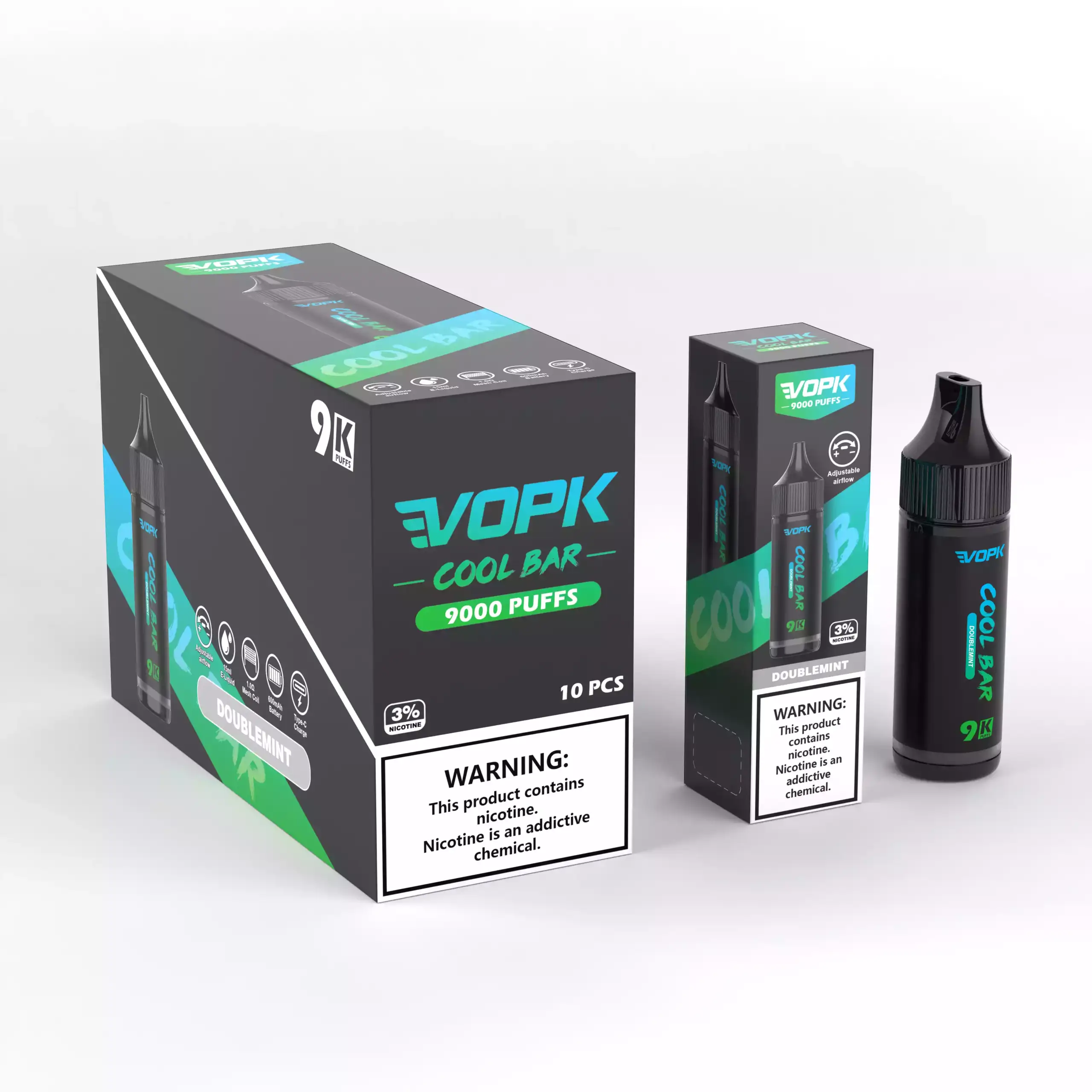 VOPK COOL BAR 9000 Puffs Disposable Vape