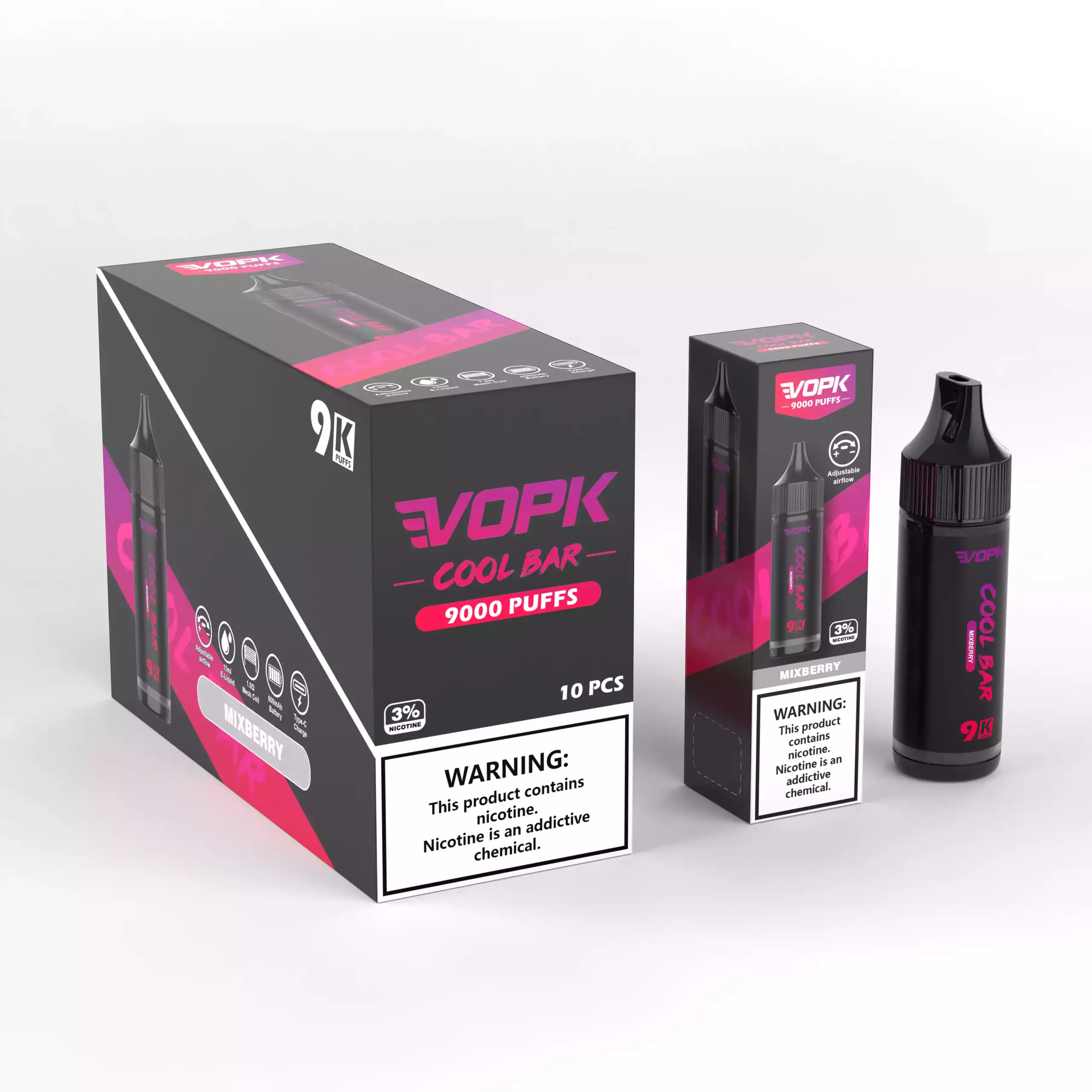 VOPK COOL BAR 9000 Puffs Disposable Vape