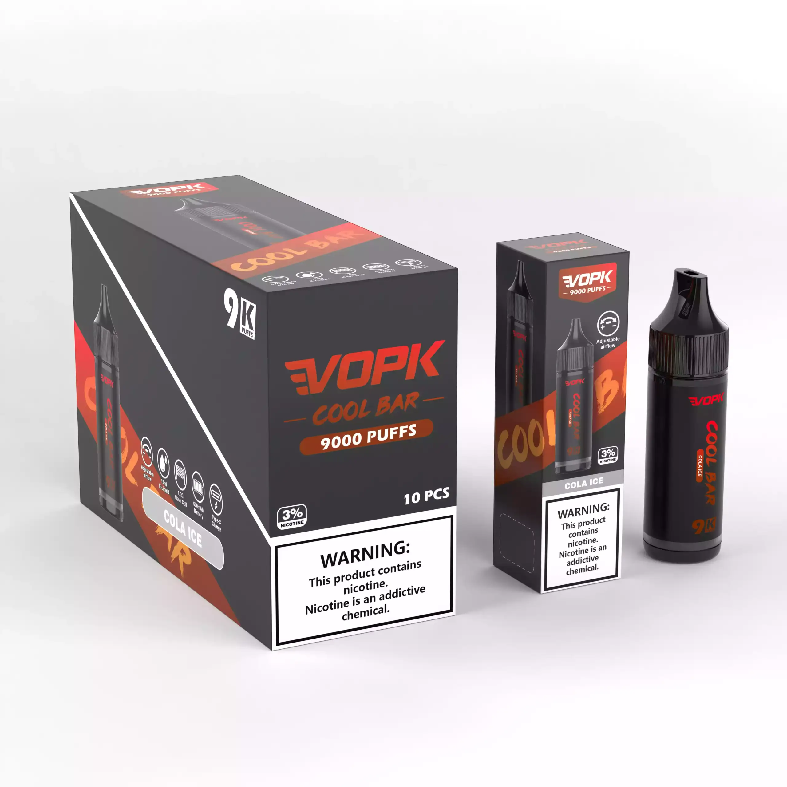 VOPK COOL BAR 9000 Puffs Disposable Vape