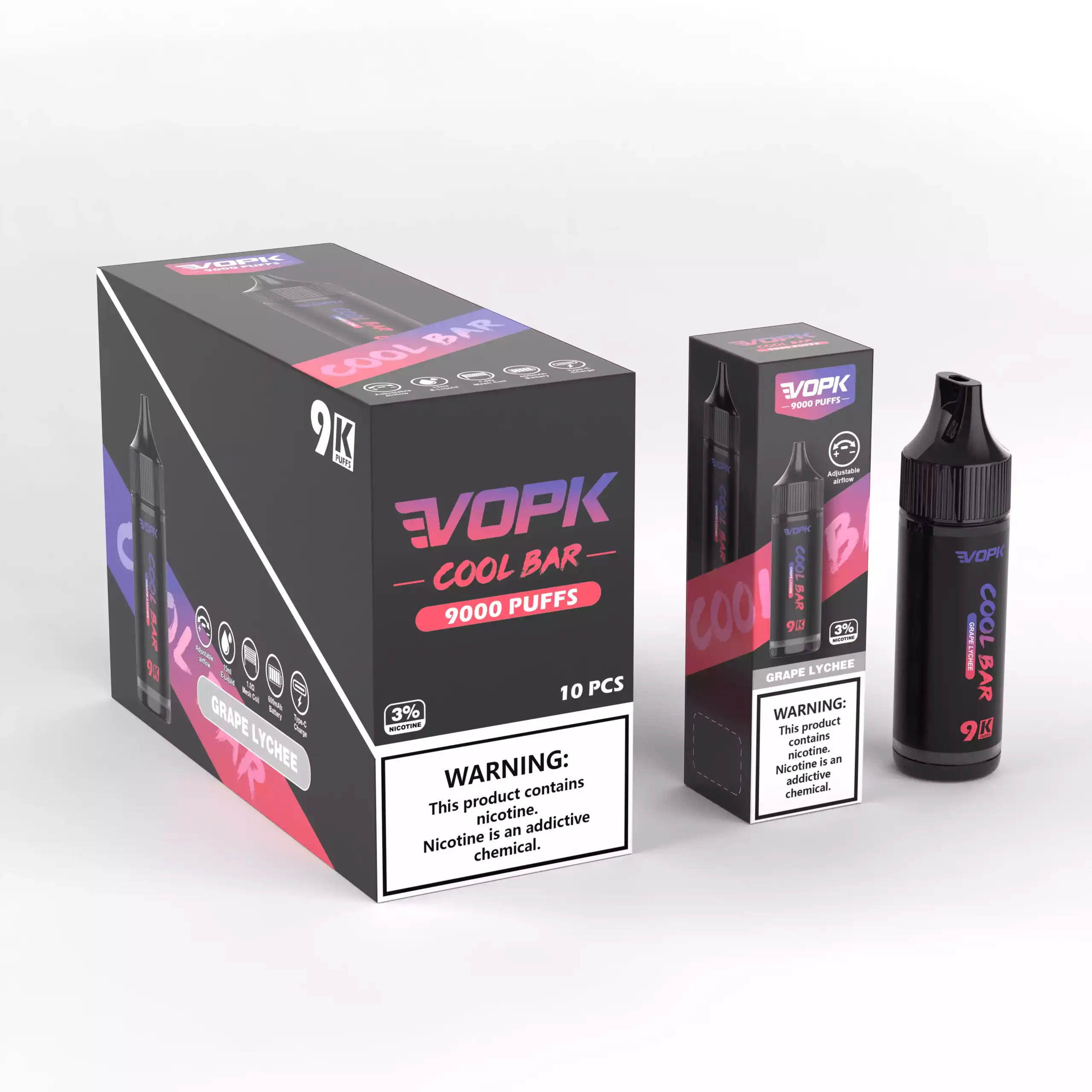 VOPK COOL BAR 9000 Puffs Disposable Vape