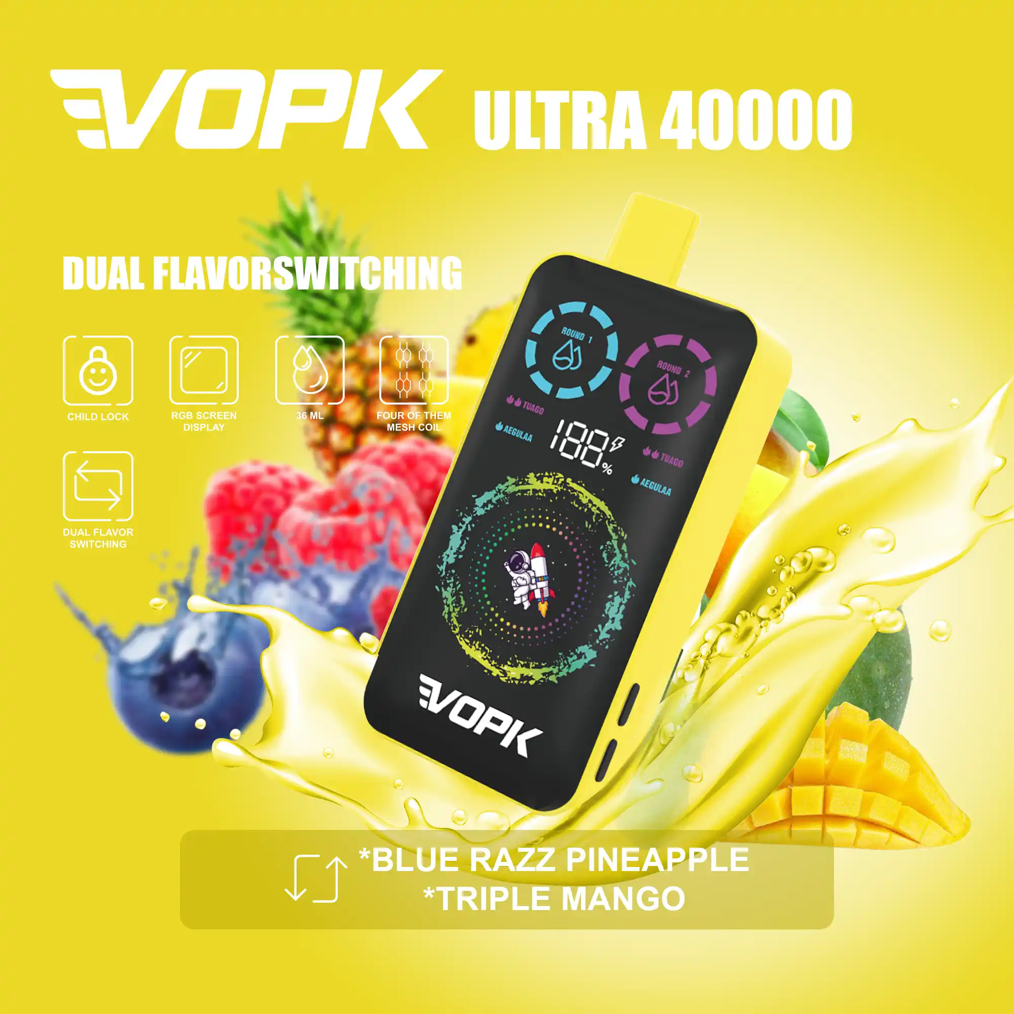 VOPK ULTRA 40000 puffs Disposable Vape