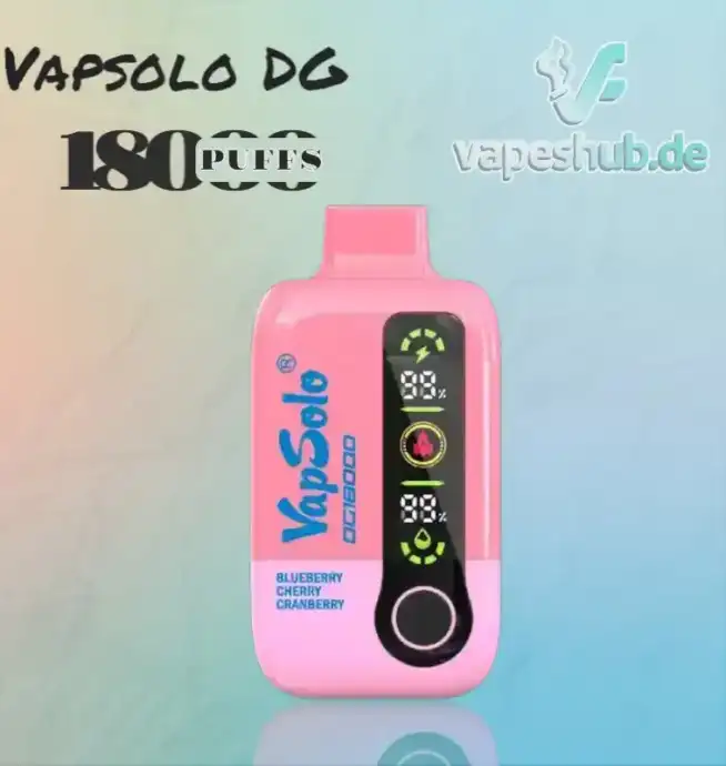 Vapsolo DG 18000 Puffs Einweg Vape