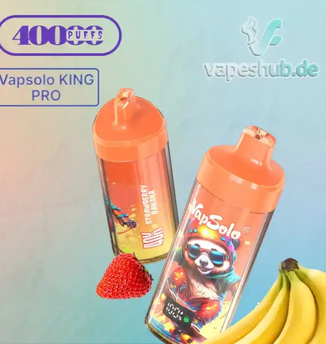 Vapsolo KING PRO 40000 Puffs – Ultimative Leistung und Geschmack in einem Einweg-Vape