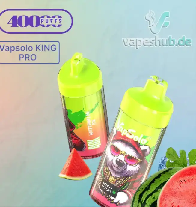 Vapsolo KING PRO 40000 Puffs – Ultimative Leistung und Geschmack in einem Einweg-Vape