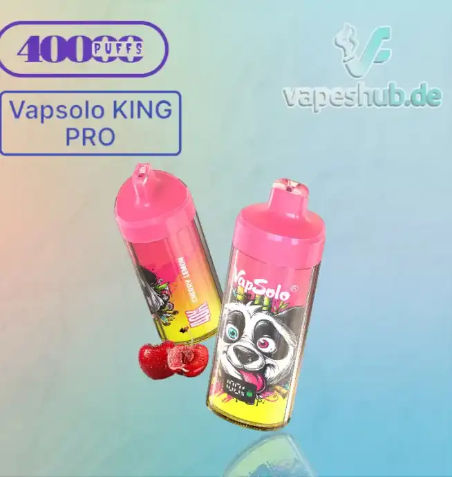 Vapsolo KING PRO 40000 Puffs – Ultimative Leistung und Geschmack in einem Einweg-Vape