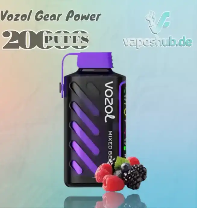 Vozol Gear Power 20000 Puffs – Einweg-Vape mit Maximaler Leistung und Langlebigkeit