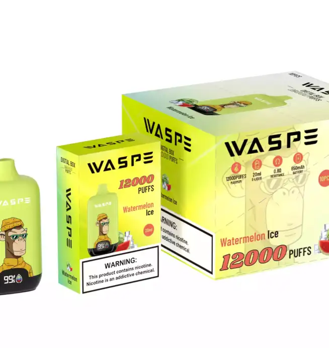 WASPE 12000 PUFFS Digital Box Disposable Vape
