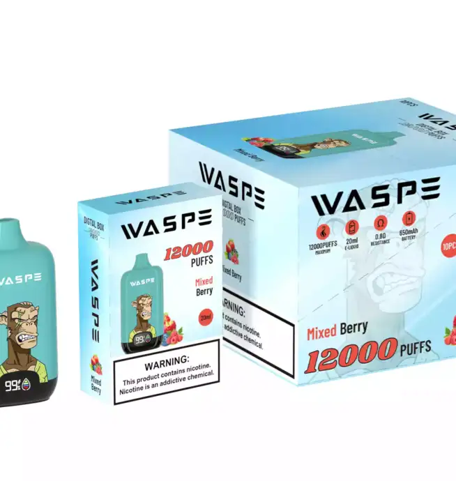 WASPE 12000 PUFFS Digital Box Disposable Vape