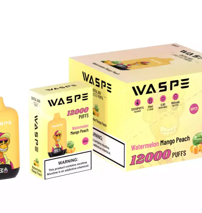 WASPE 12000 PUFFS Digital Box Disposable Vape