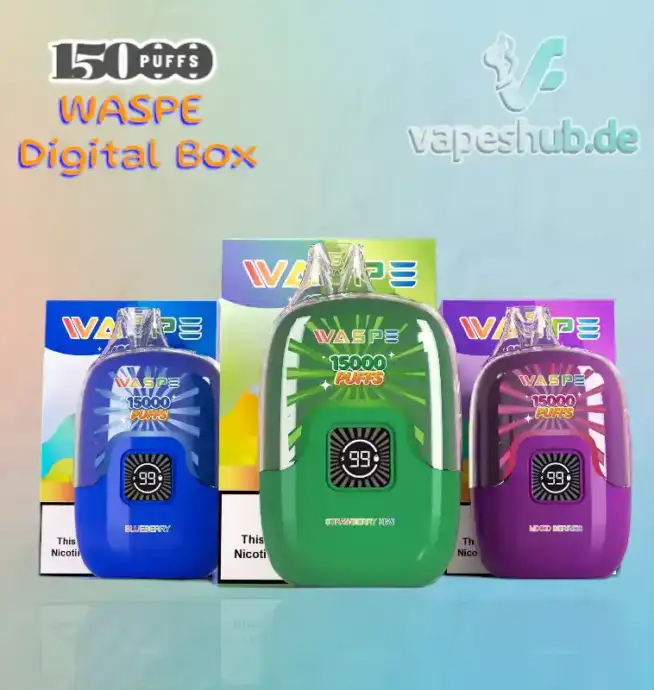 WASPE 15000 PUFFS Digital Box Disposable Vape