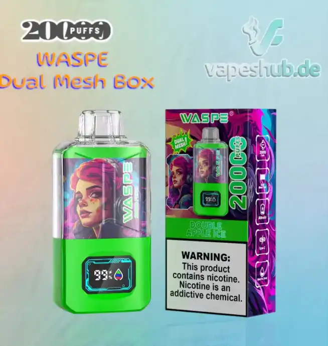WASPE 20000 PUFFS Dual Mesh Box Disposable Vape