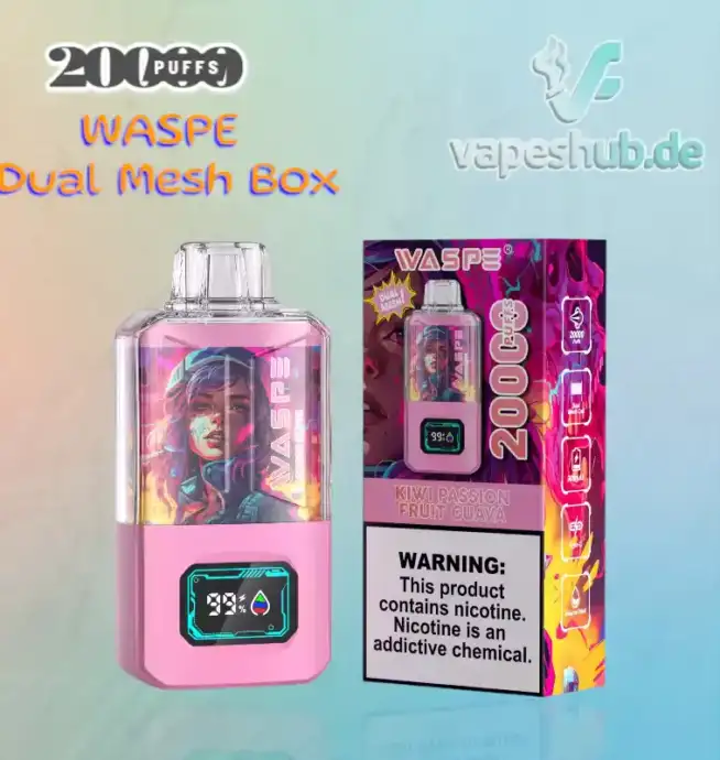 WASPE 20000 PUFFS Dual Mesh Box Disposable Vape