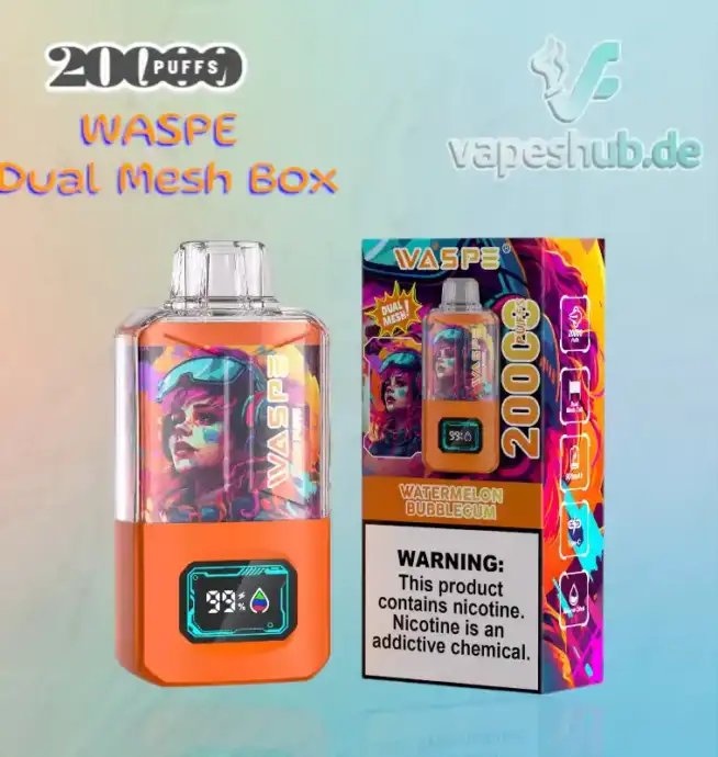 WASPE 20000 PUFFS Dual Mesh Box Disposable Vape