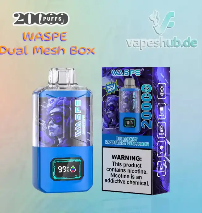WASPE 20000 PUFFS Dual Mesh Box Disposable Vape